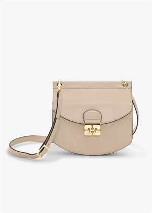 Apo-G small taske Oyster Gray A6460 Ganni 